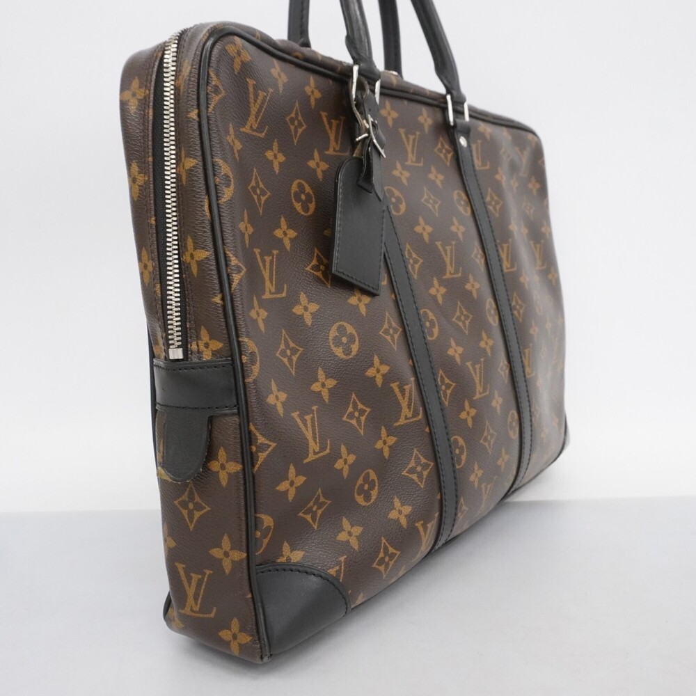 Louis Vuitton Porte-Document Voyage M40225 Brown/Black Men's Bag P1819530 - Picture 2 of 16